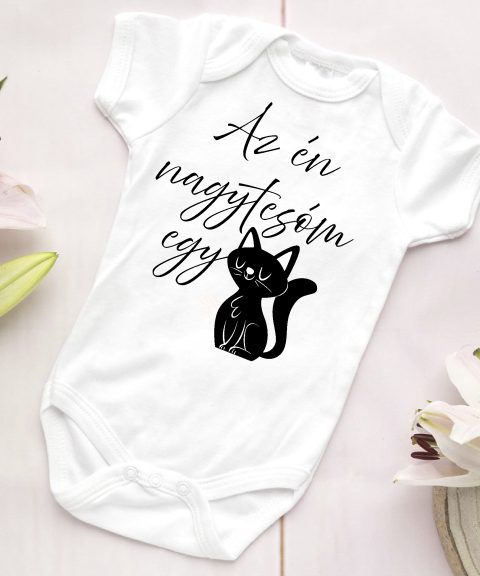 Az én nagytesóm egy cica gyerek body