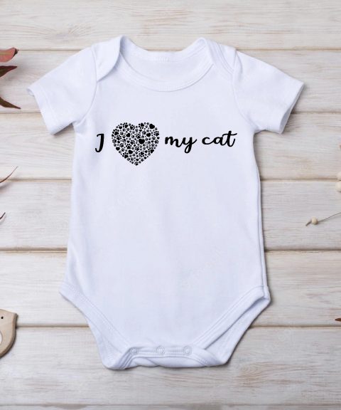 I love my cat gyerek body