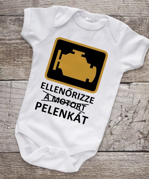 Ellenőrizze a pelenkát gyerek body