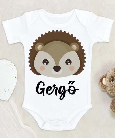 Sünis gyerek body saját névvel