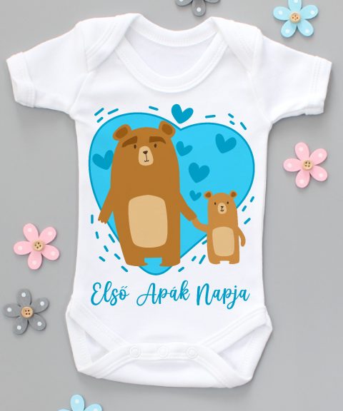 Macis első apák napja 2 gyerek body