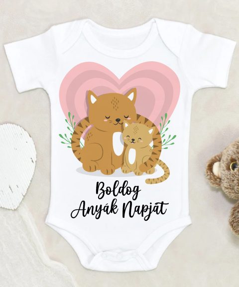 Cicás boldog anyák napját gyerek body