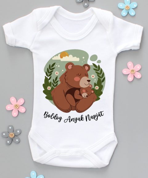 Macis boldog anyák napját 2 gyerek body