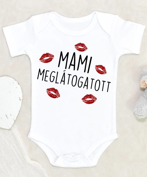 Mami meglátogatott gyerek body
