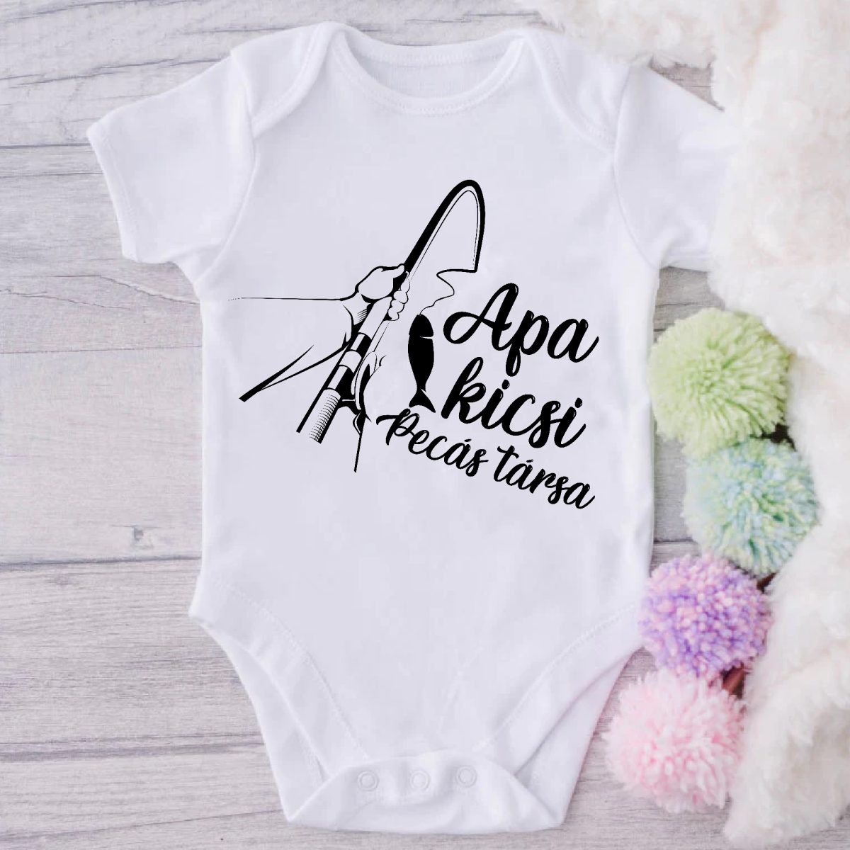 Apa kicsi pecás társa gyerek body