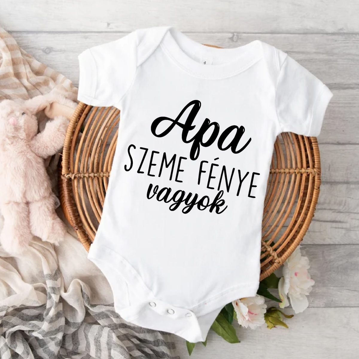 Apa szeme fénye vagyok gyerek body