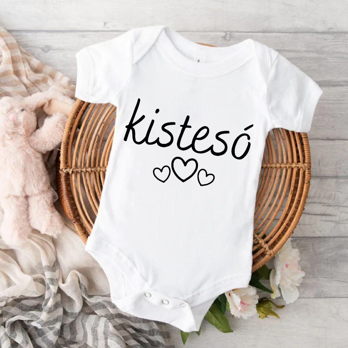 Kistesó gyerek body