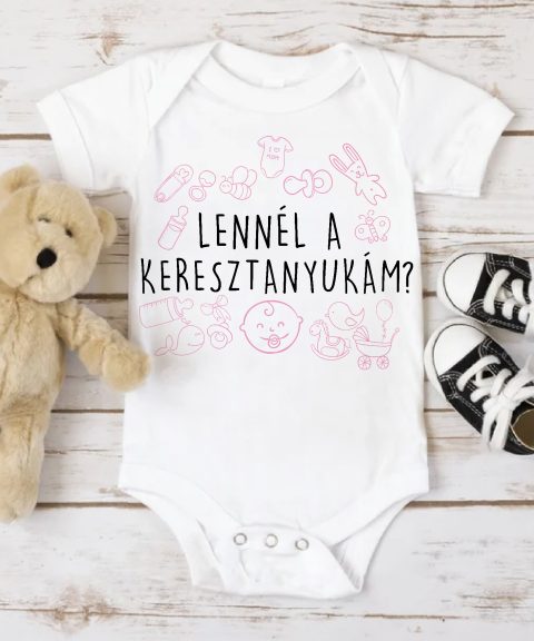 Lennél a keresztanyukám? 2 gyerek body