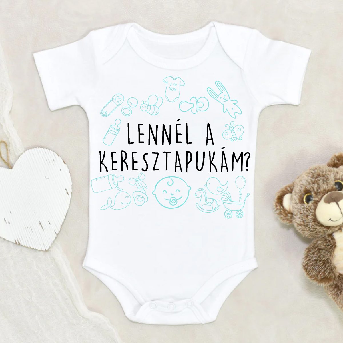 Lennél a keresztapukám? gyerek body