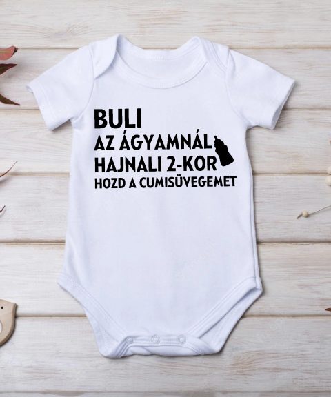 Buli az ágyamnál gyerek body