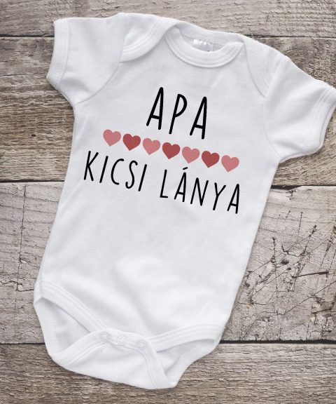 Apa kicsi lánya gyerek body