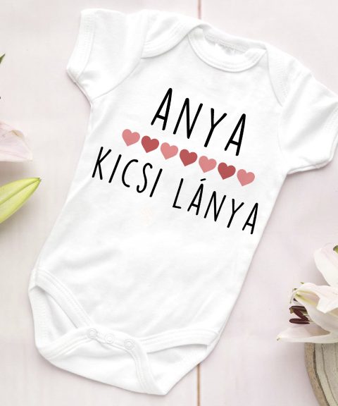 Anya kicsi lánya gyerek body