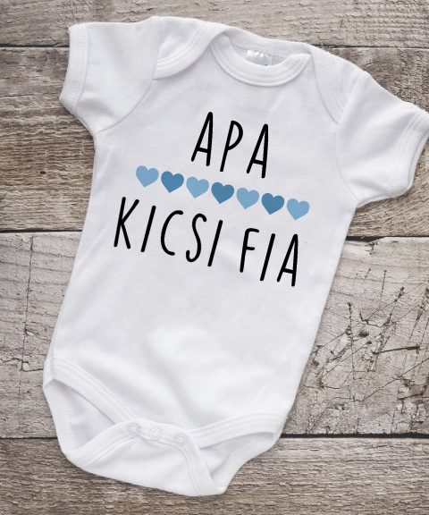 Apa kicsi fia gyerek body