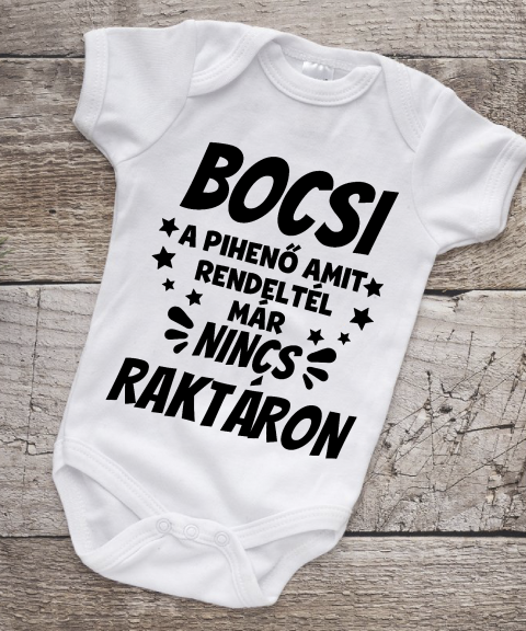 Bocsi a pihenő amit rendeltél gyerek body