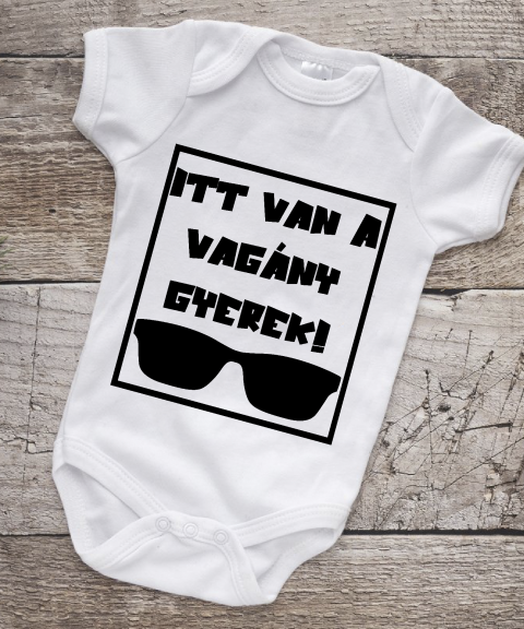 Itt van a vagány gyerek gyerek body
