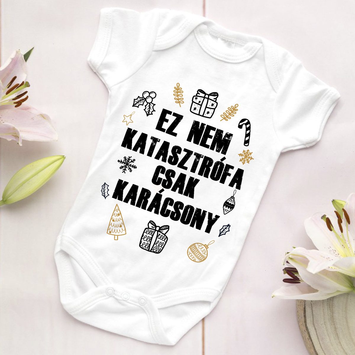 Ez nem katasztrófa csak karácsony gyerek body