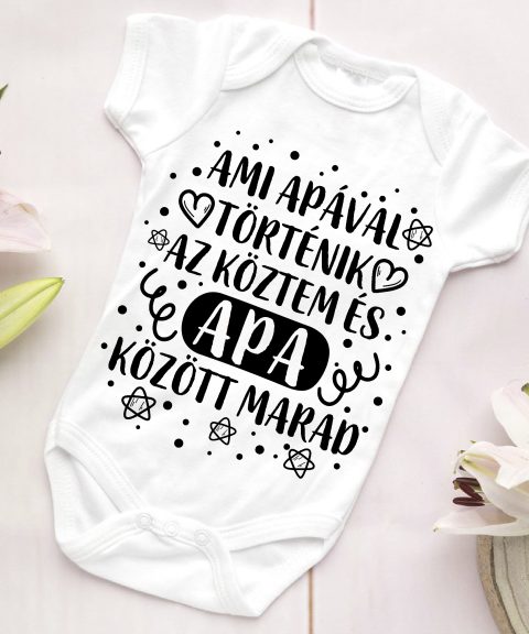 Ami Apával történik gyerek body