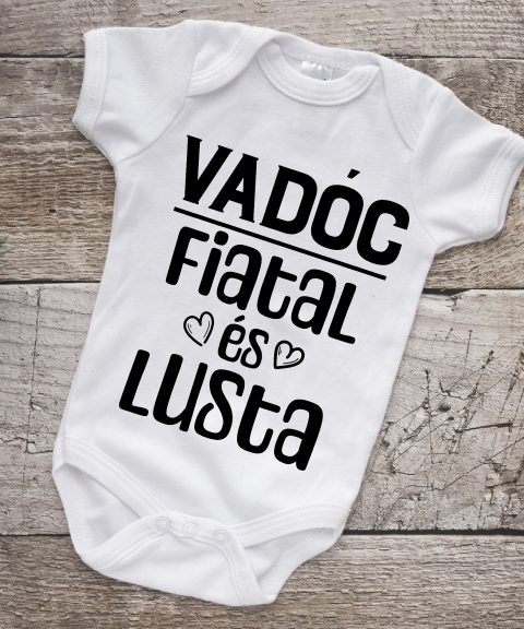 Vadóc, fiatal és lusta gyerek body