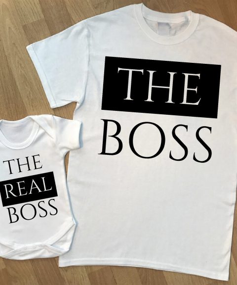 The boss, the real boss apa-baba páros felső