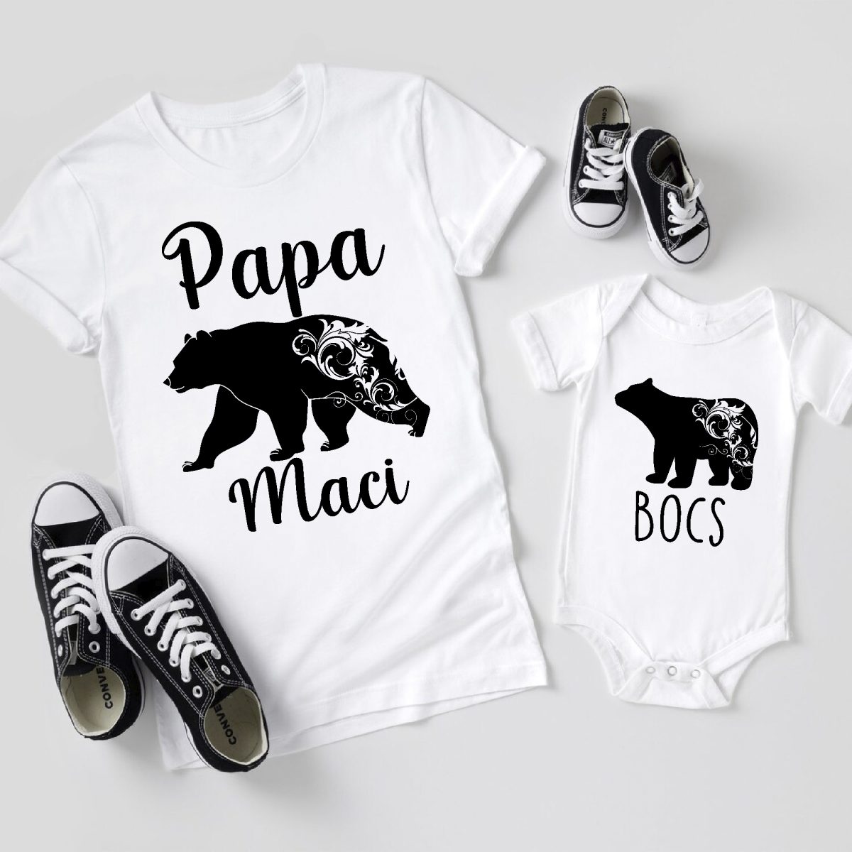 Papa maci-Bocs páros felső
