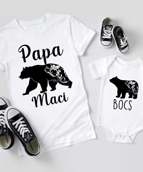 Papa maci-Bocs páros felső