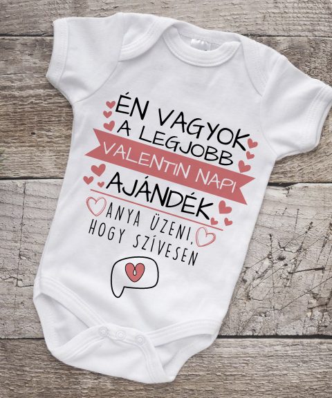 Valentin napi gyerek body Apának