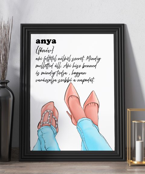 Anya főnév, választható cipőszínnel