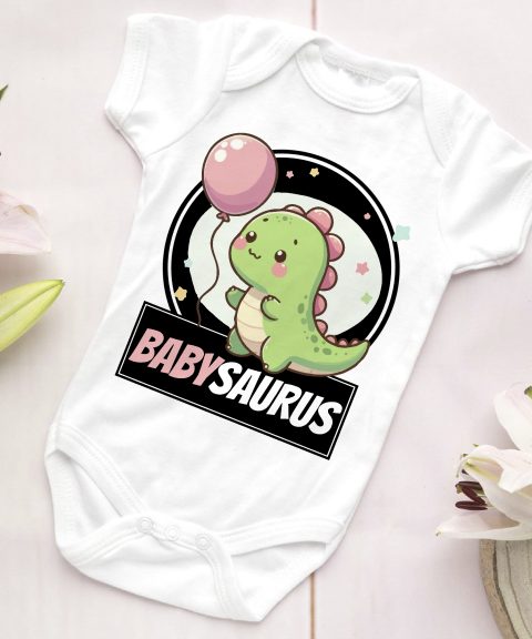 Kislány babysaurus gyerek body
