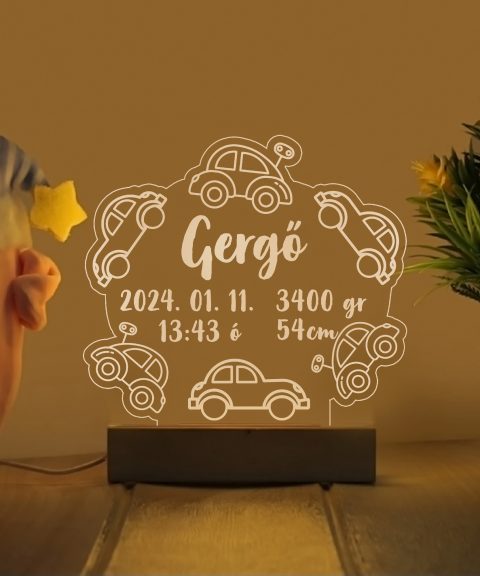 Emlékőrző éjjeli led lámpa