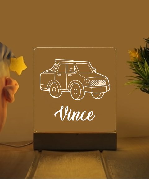 Pick up névre szóló gyerek éjjeli led lámpa
