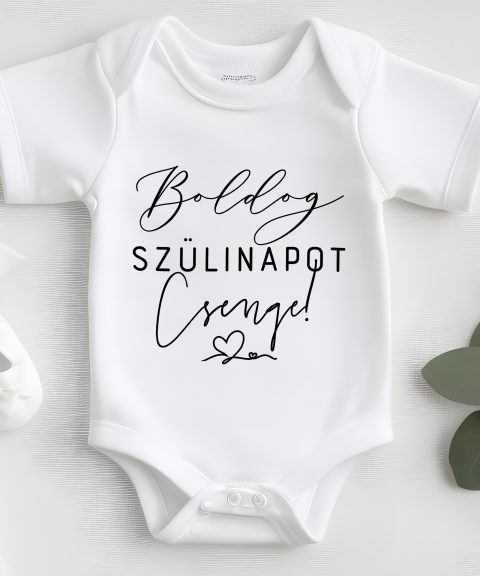 Boldog szülinapot gyerek body névvel