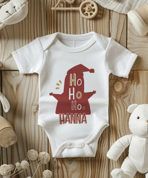 Ho ho ho gyerek body, saját névvel