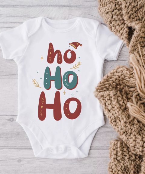 Ho ho ho gyerek body, pici sapkával és ágakkal