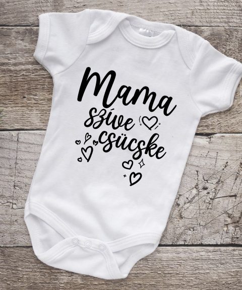 Mama szíve csücske gyerek body