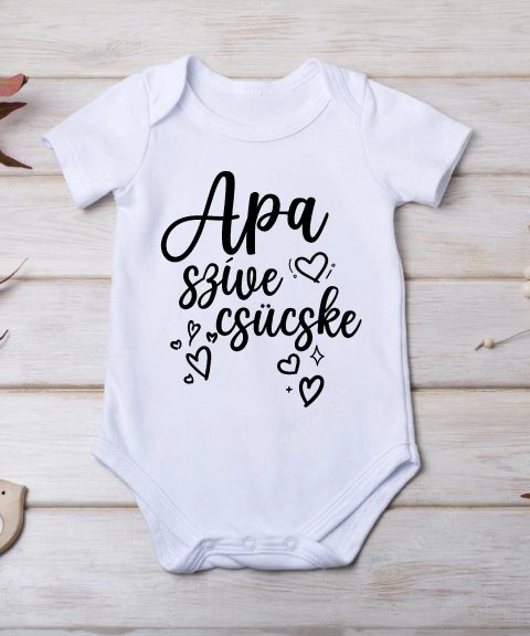 Apa szíve csücske gyerek body