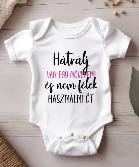 Hátrálj van egy nővérem gyerek body
