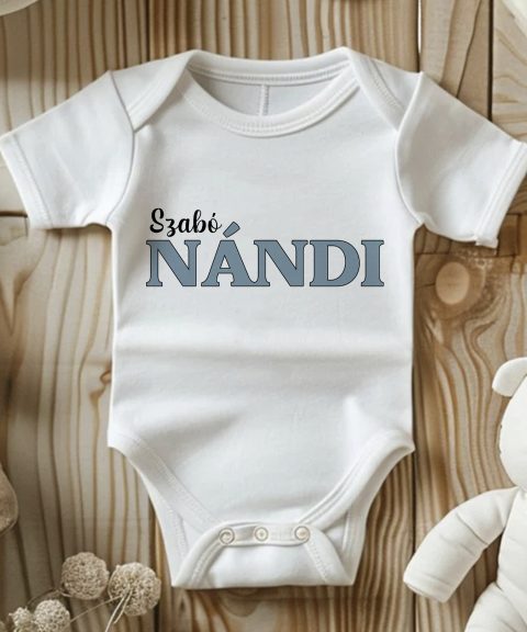 Teljes neves kisfiú gyerek body