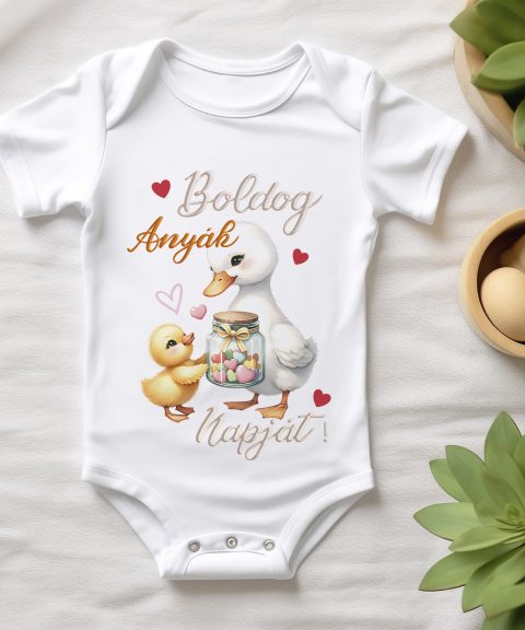 Boldog Anyák napját cuki kacsákkal gyerek body