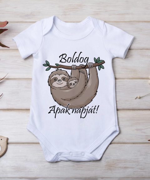 Boldog Apák napját, lajháros gyerek body