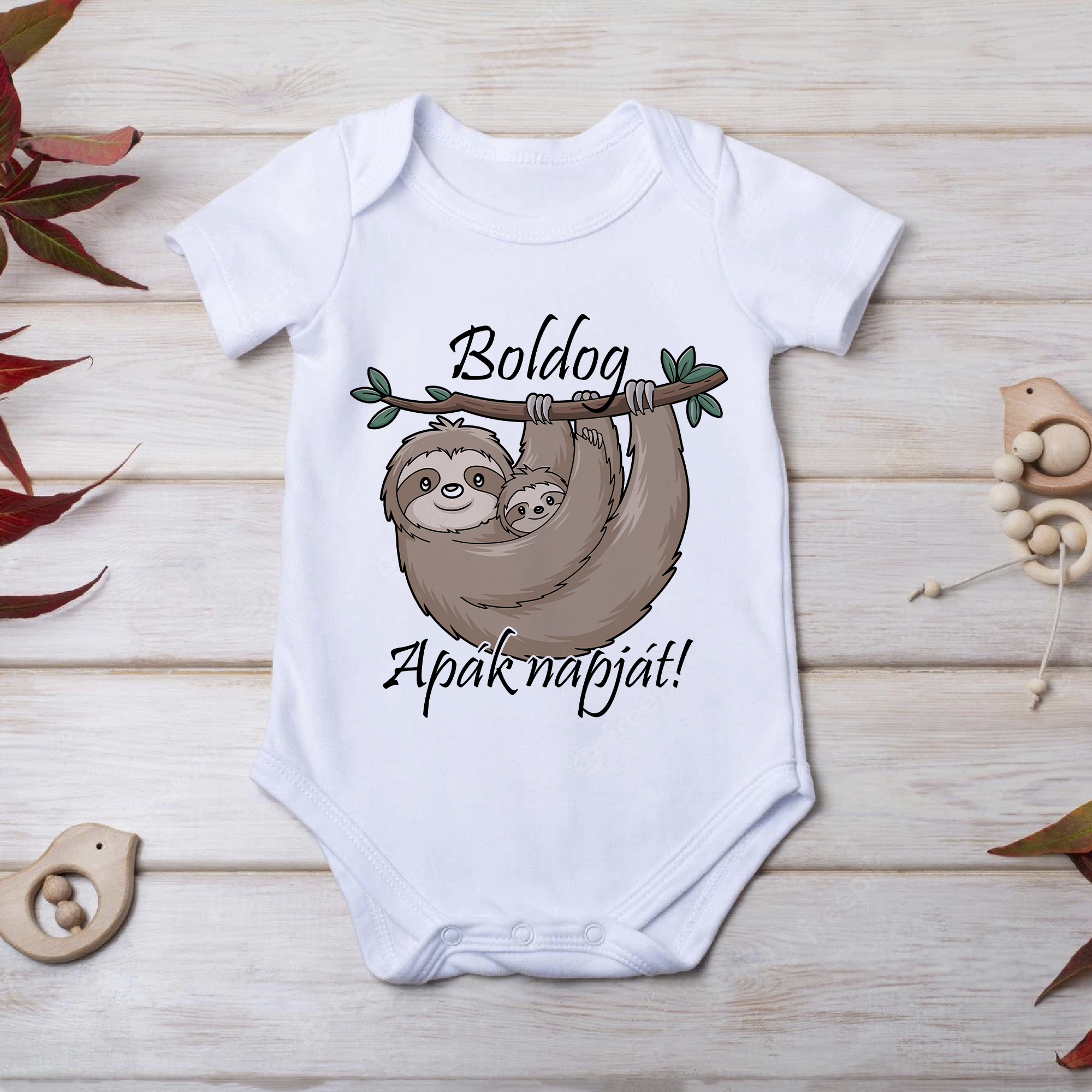 Boldog Apák napját, lajháros gyerek body