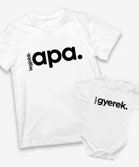 Legjobb apa, legjobb gyerek, Apa-baba páros felső