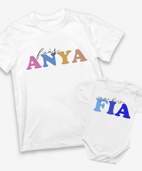 Fiús anya, Anya kicsi fia, Anya-fia páros felső