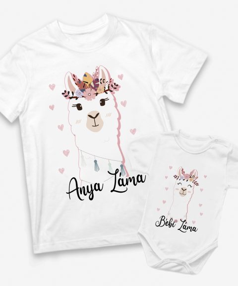 Anya láma, Bébi láma, Anya-lánya páros felső