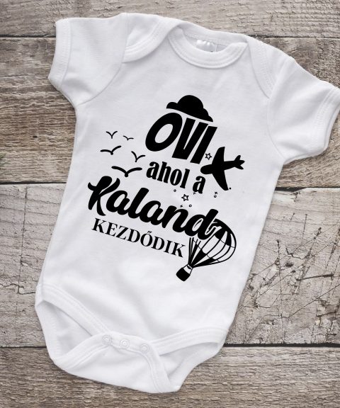 Ovi, ahol a kaland kezdődik gyerek body