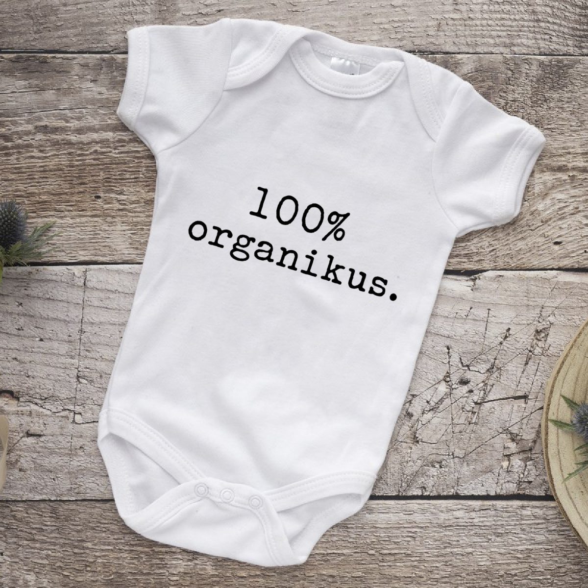 100 % organikus feliratos gyerek body