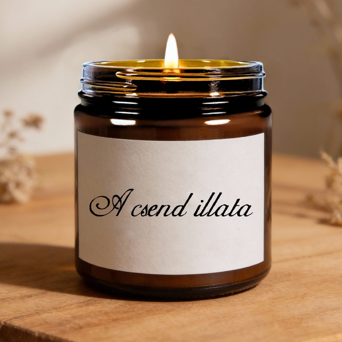 A csend illata gyertya