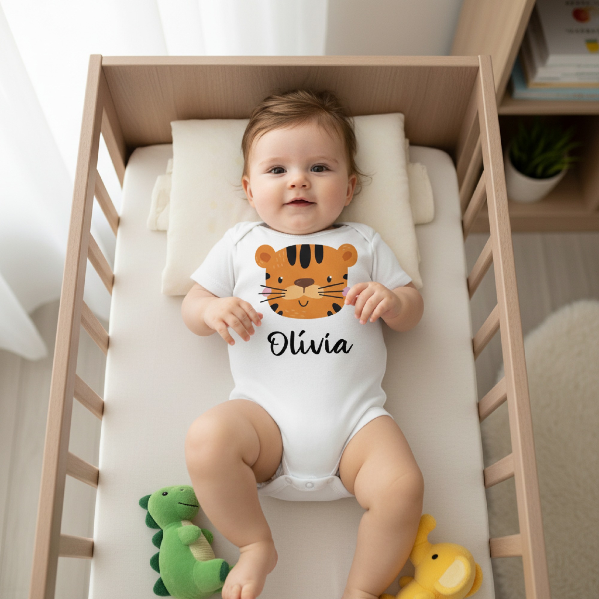 Tigrises gyerek body saját névvel