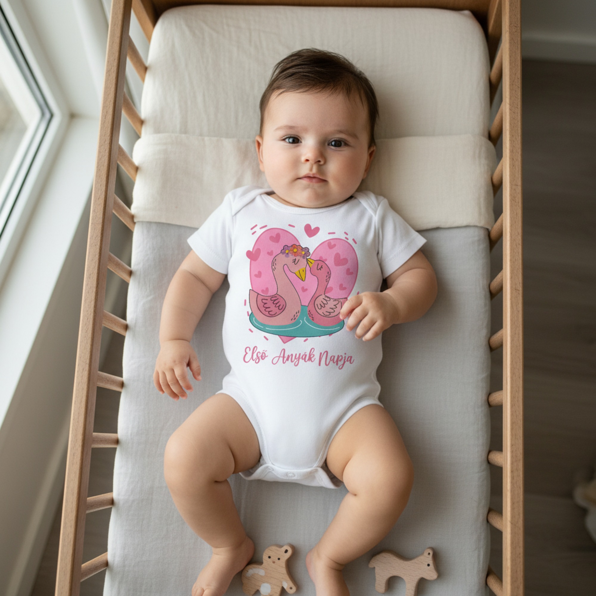 Kacsás első anyák napja gyerek body