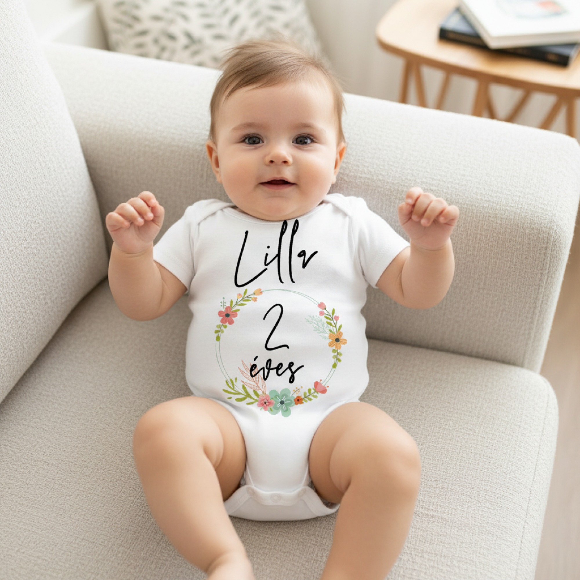 2 éves gyerek body saját névvel