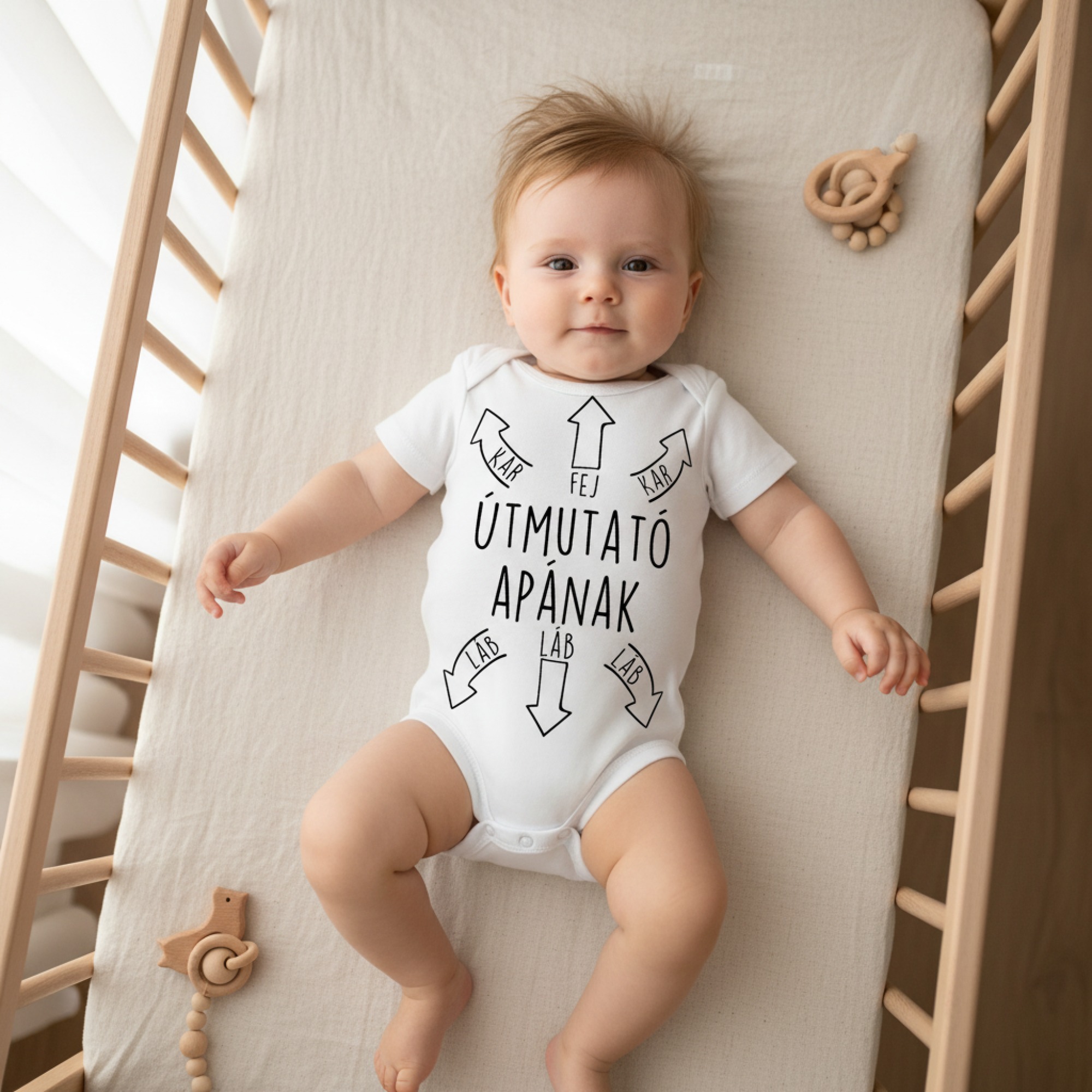 Útmutató Apának gyerek body